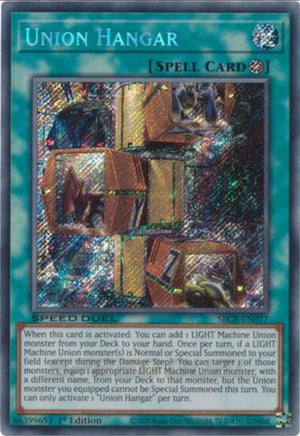 Yugioh - Union Hangar *Secret Rare* SBCB-EN077 (NM/M)
