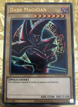 Yugioh - Dark Magician [Red Arkana Art] *Ultra Rare* YGLD-ENB02 (NM)